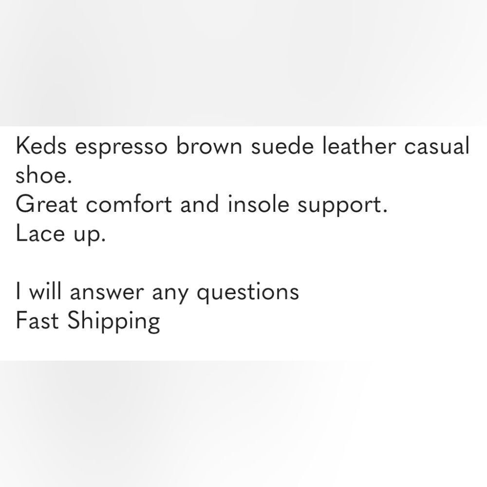 KEDS Suede Leather Casual Shoe SZ 10 - Picture 11 of 11
